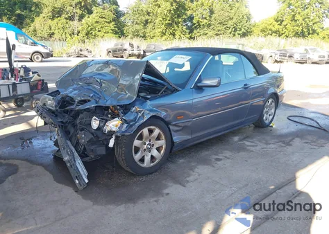 2001 BMW 325 Ci from USA, damaged, VIN WBABS33451JY55403